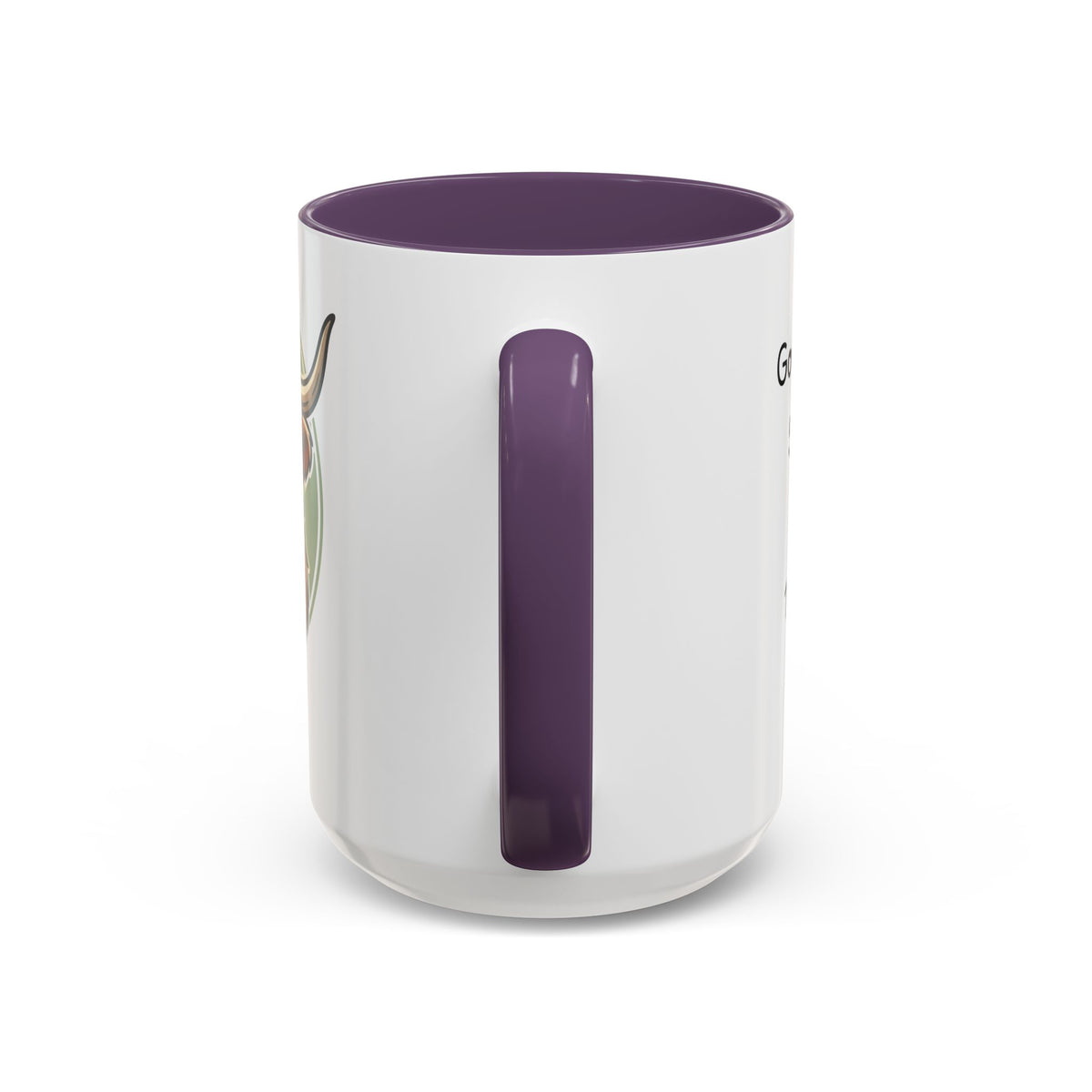 Highland Cow Accent Mug | "Moo-ning" | 1 John 4:8 | Faith & Fun Coffee Mug