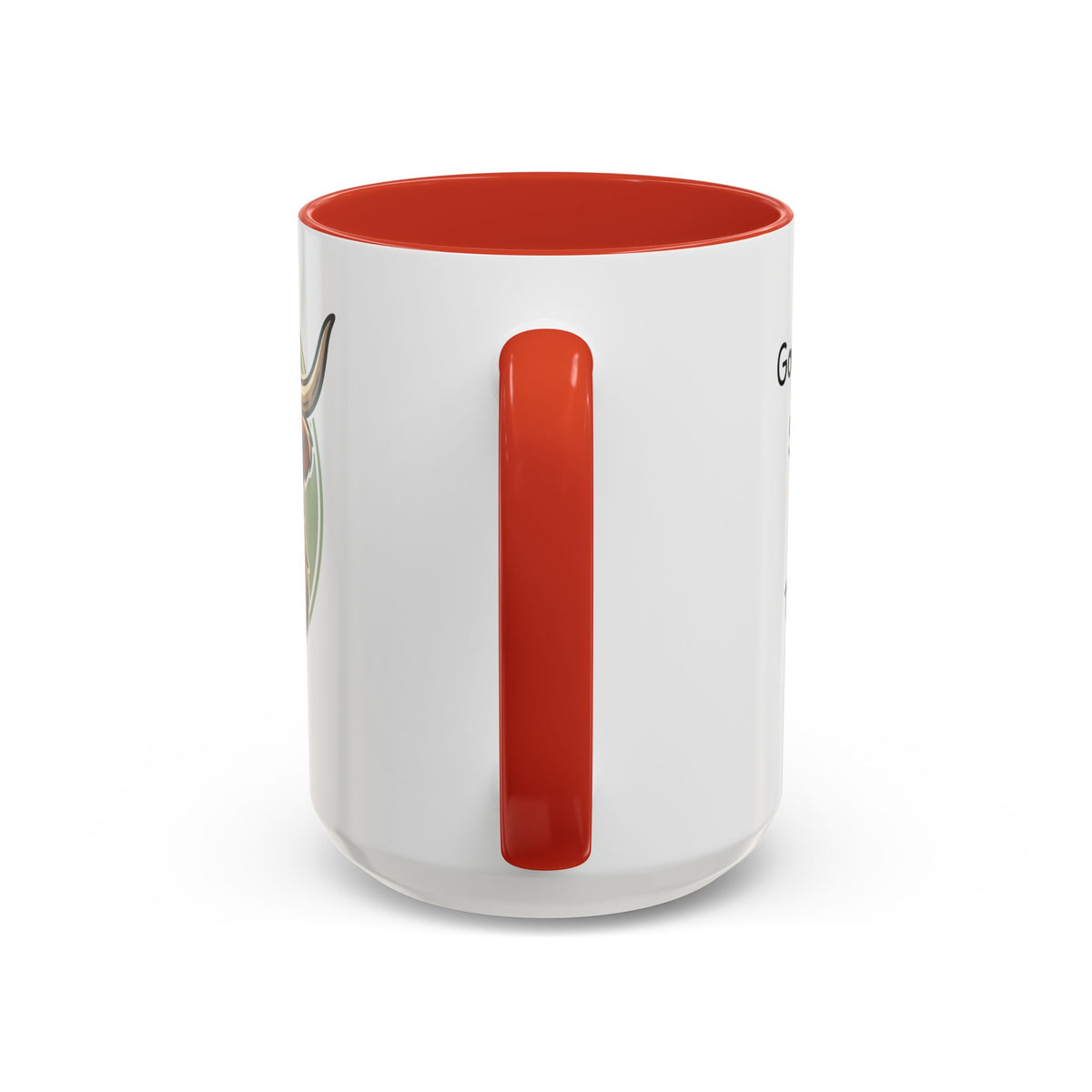 Highland Cow Accent Mug | "Moo-ning" | 1 John 4:8 | Faith & Fun Coffee Mug