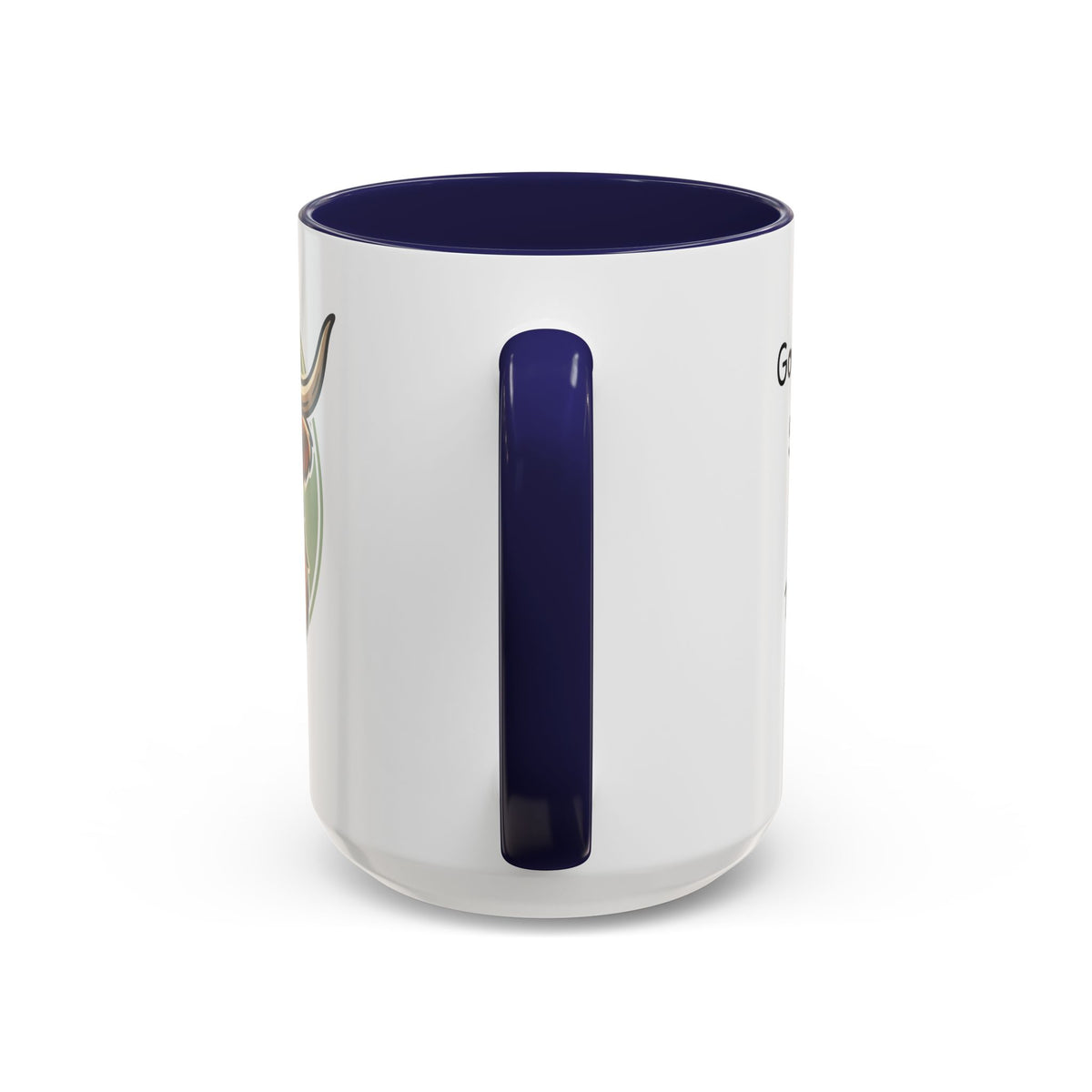 Highland Cow Accent Mug | "Moo-ning" | 1 John 4:8 | Faith & Fun Coffee Mug
