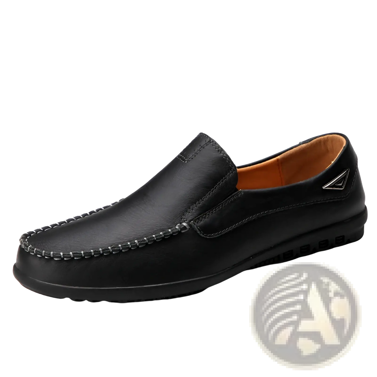 Men's Leather Slip on Loafers Casual Flat Shoes